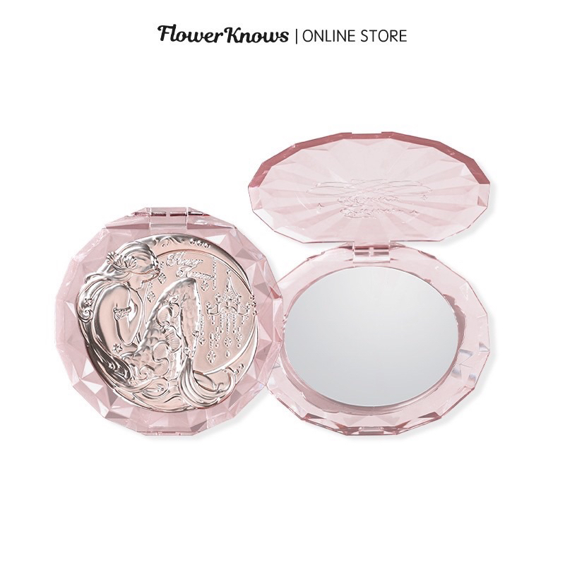 Gương gập cầm tay FLOWER KNOWS 7th Anniversary Moonlight Mermaid Series