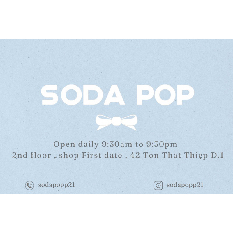 SODA POP - Dây nơ đen