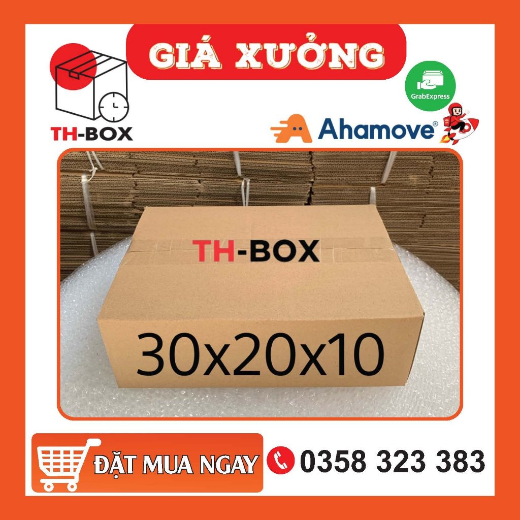 30x20x10 1 Hộp carton đóng hàng