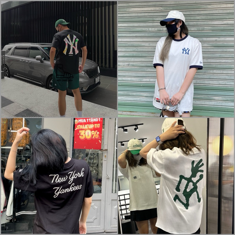 Áo New Era x MLB New York Yankees * Áo Thun New Era LA Dodgers Chính Hãng * NY - LA Paisley T-Shirt