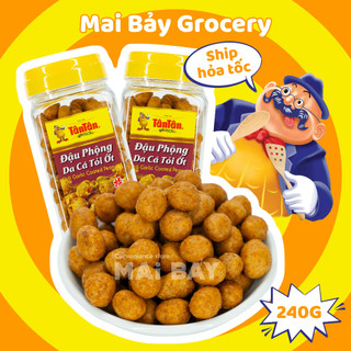 Chính hãng đậu phộng da cá tỏi ớt tân tân 240g
