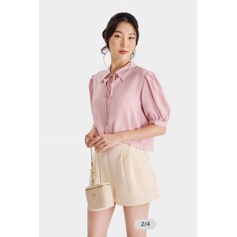 Quần short vải cashmere