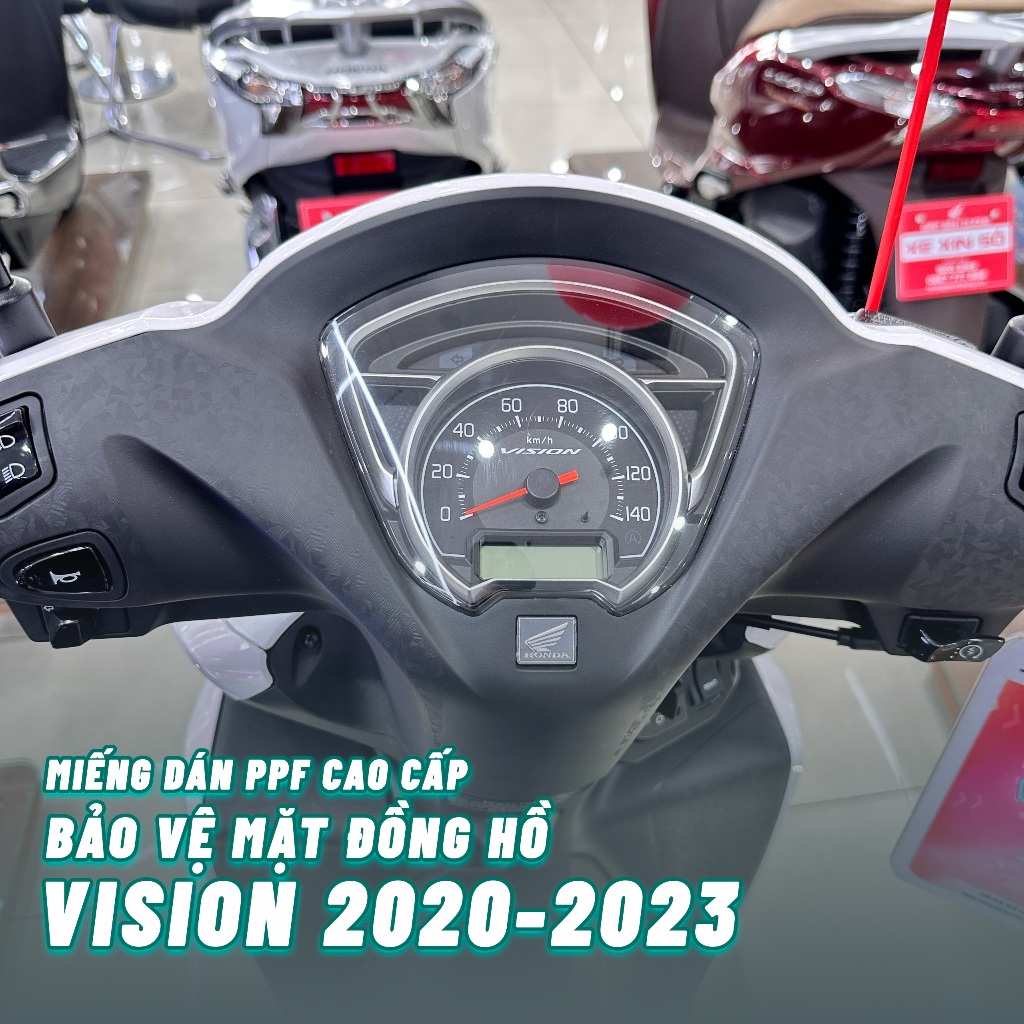 Vision - Miếng dán PPF cao cấp bảo vệ mặt đồng hồ xe Vision 2020-2024
