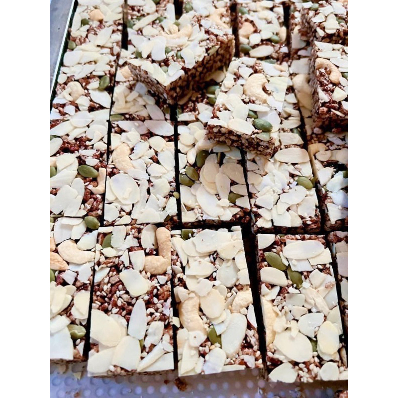 500g thanh gạo lứt hạnh nhân lát