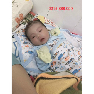 CHĂN Ủ HÈ CHO BÉ CÓ MŨ LOẠI ĐẸP