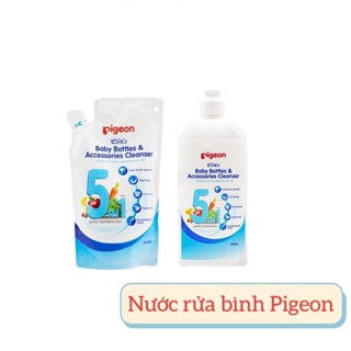 Nước Rửa Bình Sữa Pigeon - Nước Rửa Bình Sữa Và Rau Củ An Toàn Cho Bé