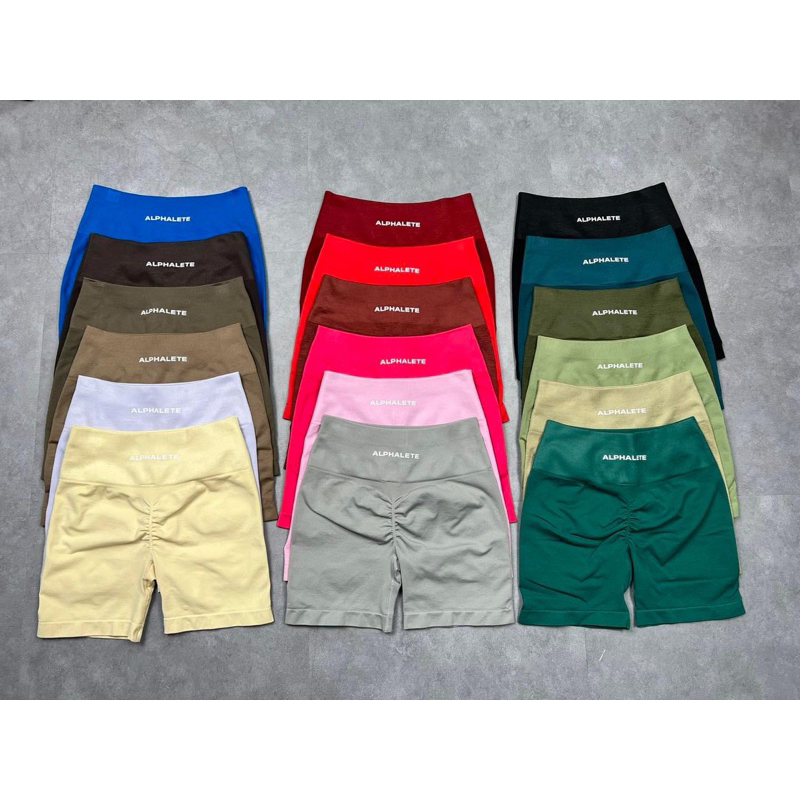 Quần đùi biker Alpha thun dệt cao cấp, sẵn chun mông Rainy Store