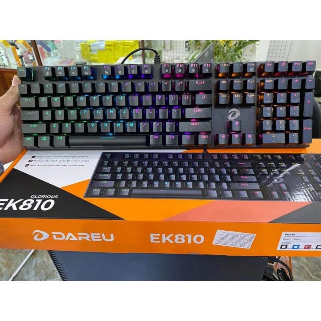 Bàn phím cơ 2nd Gaming DAREU EK87 EK75 EK884 EK8100 EK1280s EK810  EK810G EK807G hàng lướt đẹp 95-98% | BigBuy360 - bigbuy360.vn