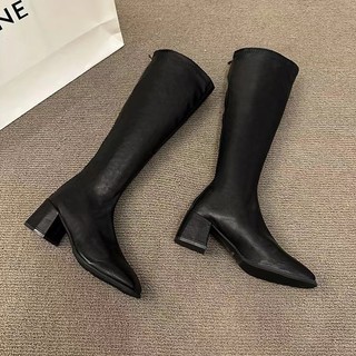 Boot da nữ cổ cao khoá sau 888