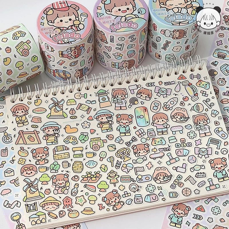 Dây chiết hình dán deco họa tiết cute