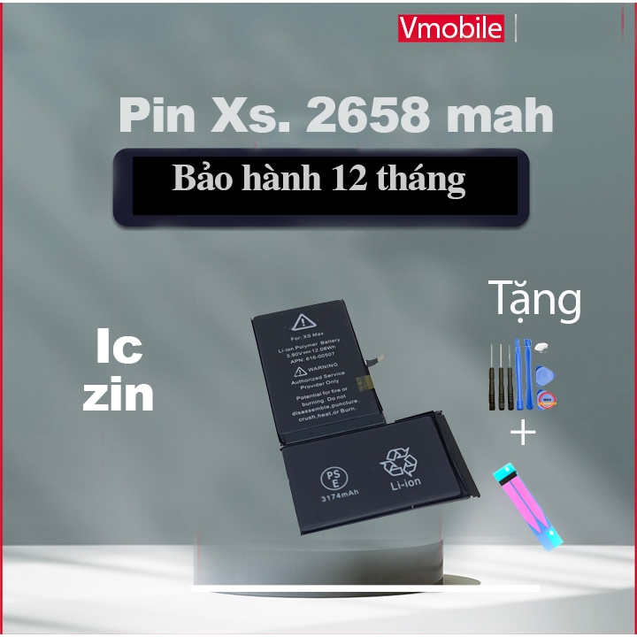 Pin thay thế cho xs tặng bộ sửa để tự thay.