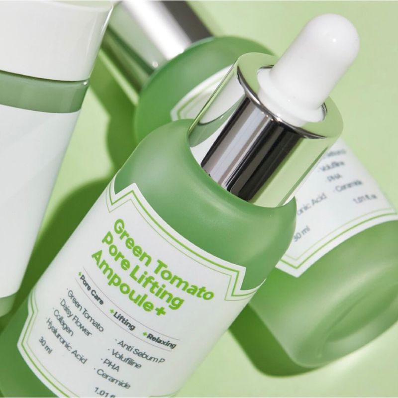 Serum dưỡng da,Serum Tinh Chất Cà Chua Xanh GREEN TOMATO PORE LIFTING AMPOULE SUNGBOON