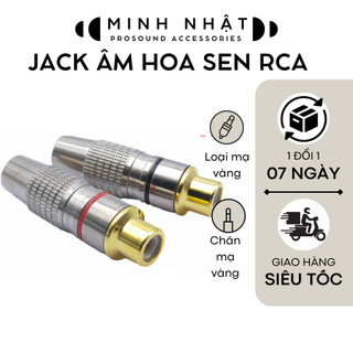 Jack hoa sen âm, jack nối dây, rắc hoa sen cái