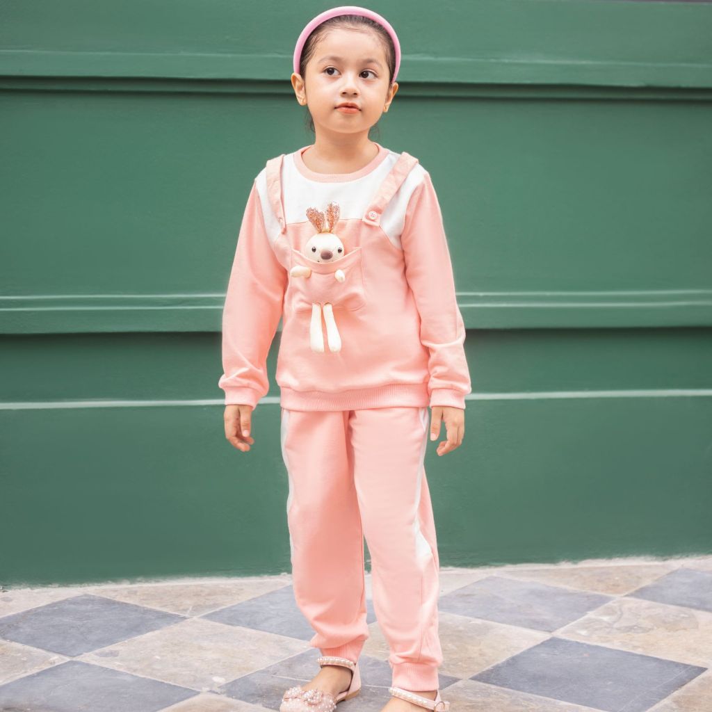 Bộ Dài Tay Bé Gái, Bộ Thu Đông Bé Gái Chất Vải Cotton Mềm Thấm Hút Mồ Hôi