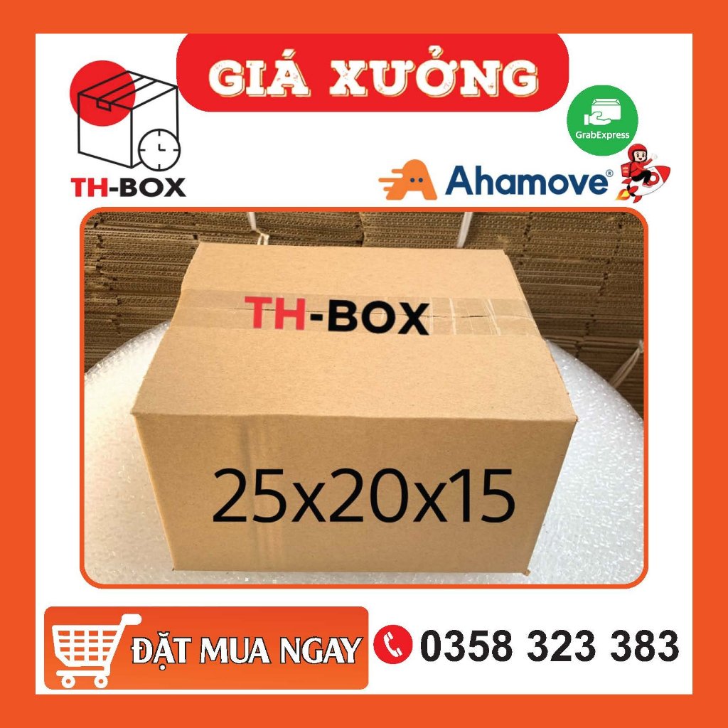 25x20x15 1 Hộp carton đóng hàng