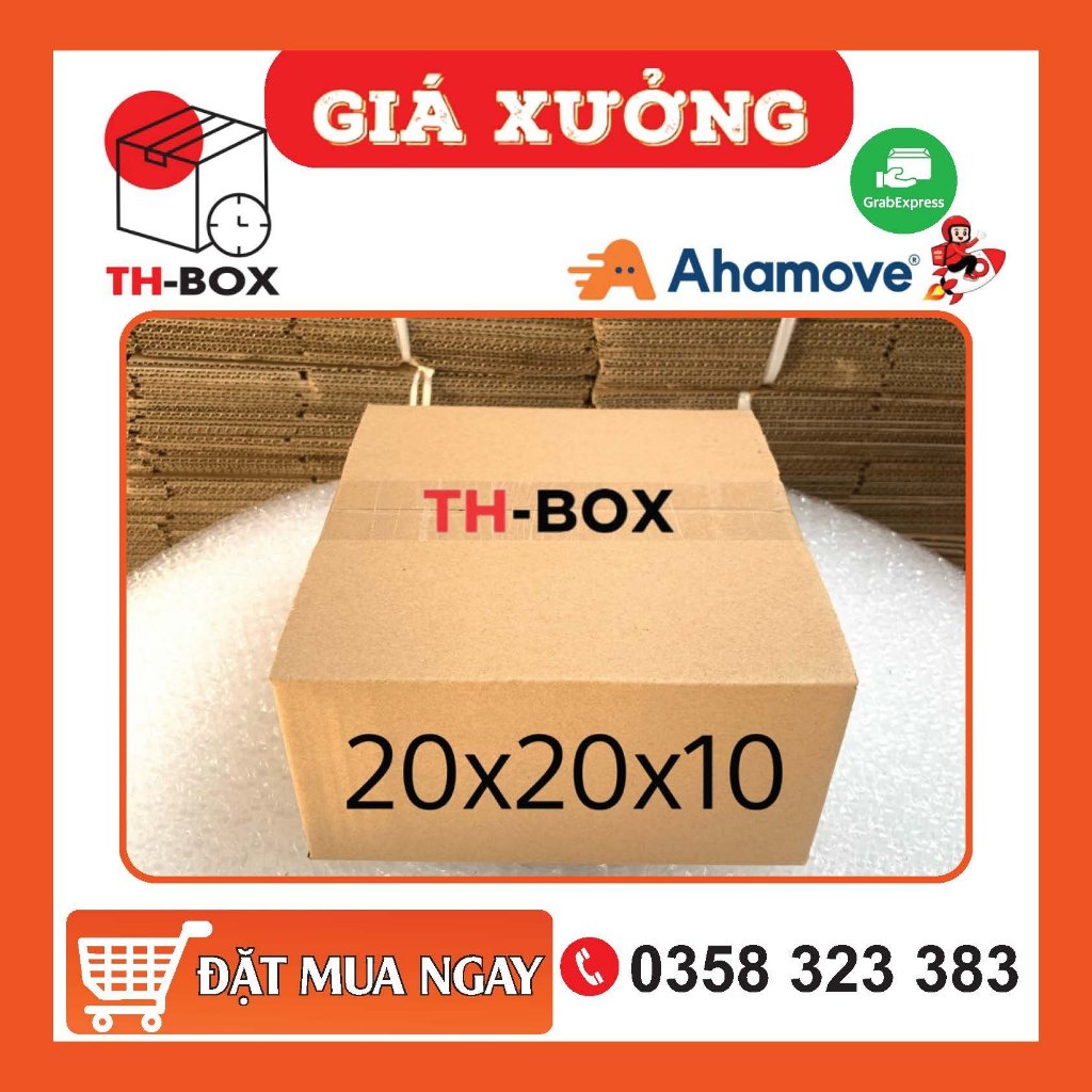 20x20x10 1 Hộp carton đóng hàng