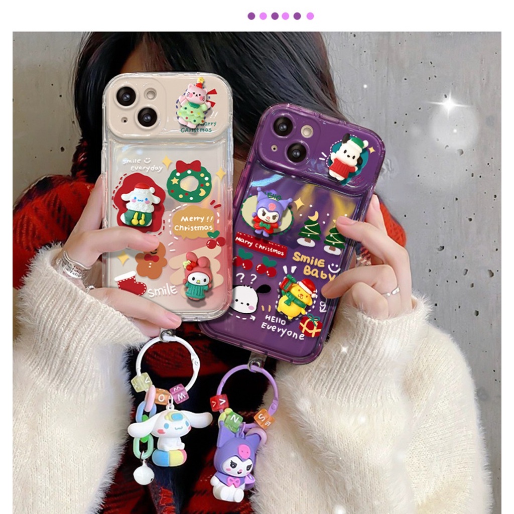 Ốp lưng iphone lật gương noel  X, Xs, XsMax, 11, 11ProMax, 12, 12ProMax, 13, 13ProMax, 14Promax, 15promax