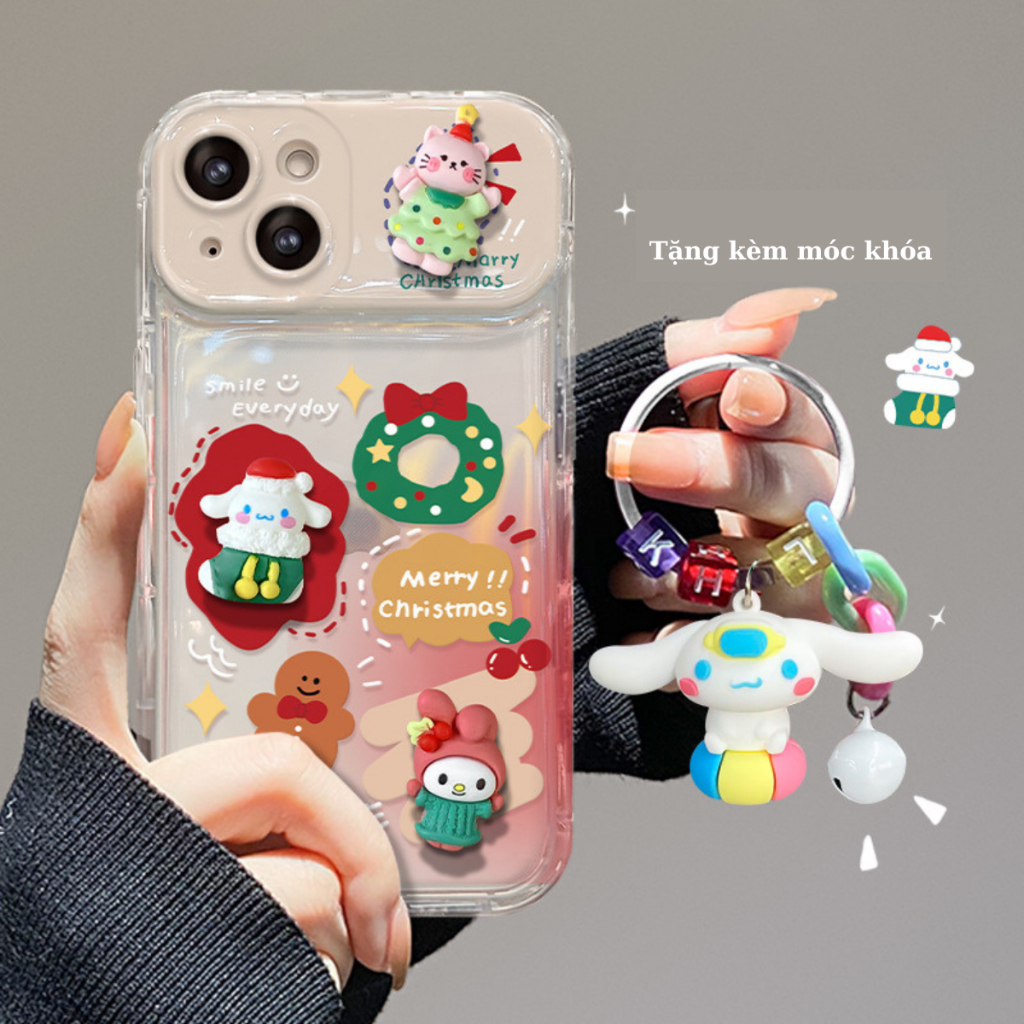 Ốp lưng iphone lật gương noel  X, Xs, XsMax, 11, 11ProMax, 12, 12ProMax, 13, 13ProMax, 14Promax, 15promax