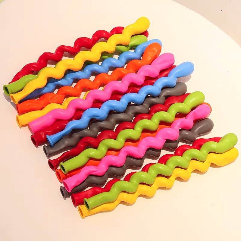 Sét 50 Quả Bóng Bay Xoắn Ốc Dài, Bong Bóng Trang Trí Sự Kiện,Sinh Nhật, Bóng Dài Xoắn Phụ Kiện Trang Trí Chụp Ảnh