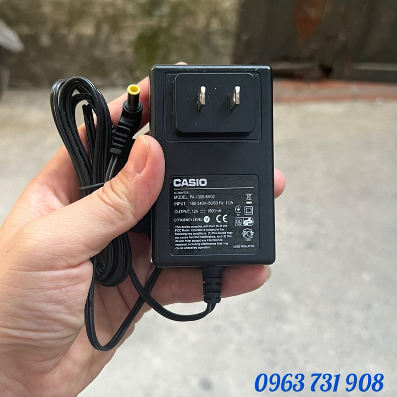 NGUỒN ĐÀN CASIO 12V 1.5A CHÂN KIM