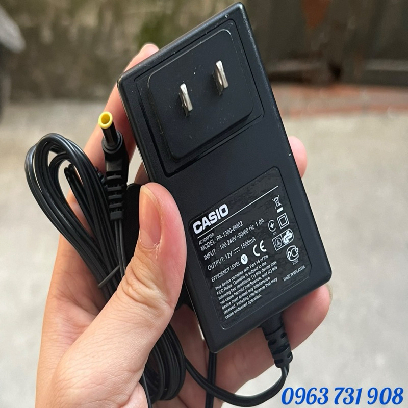 NGUỒN ĐÀN CASIO 12V 1.5A CHÂN KIM