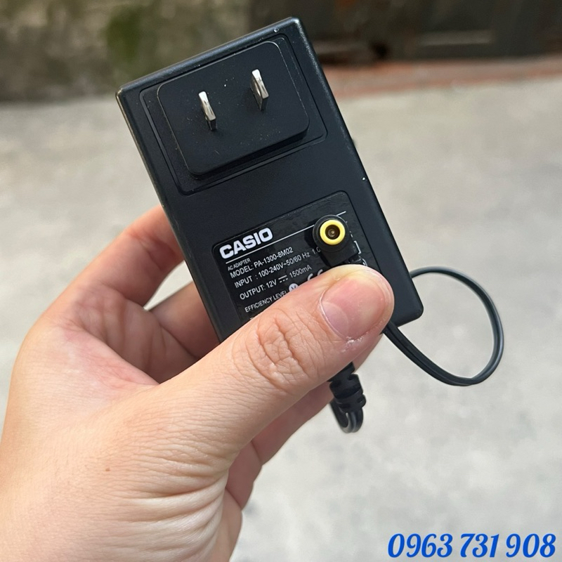 NGUỒN ĐÀN CASIO 12V 1.5A CHÂN KIM