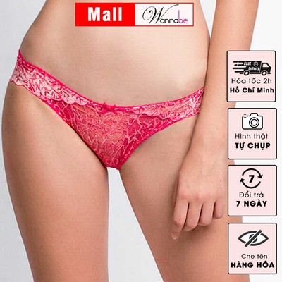 Quần lót nữ WANNABE quần chíp ren màu sắc sặc sở thu hút ánh nhìn của chàng QL238