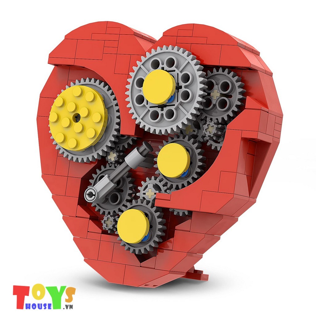 Đồ chơi lắp ráp dạng Lego Trái Tim Robot Cơ Khí