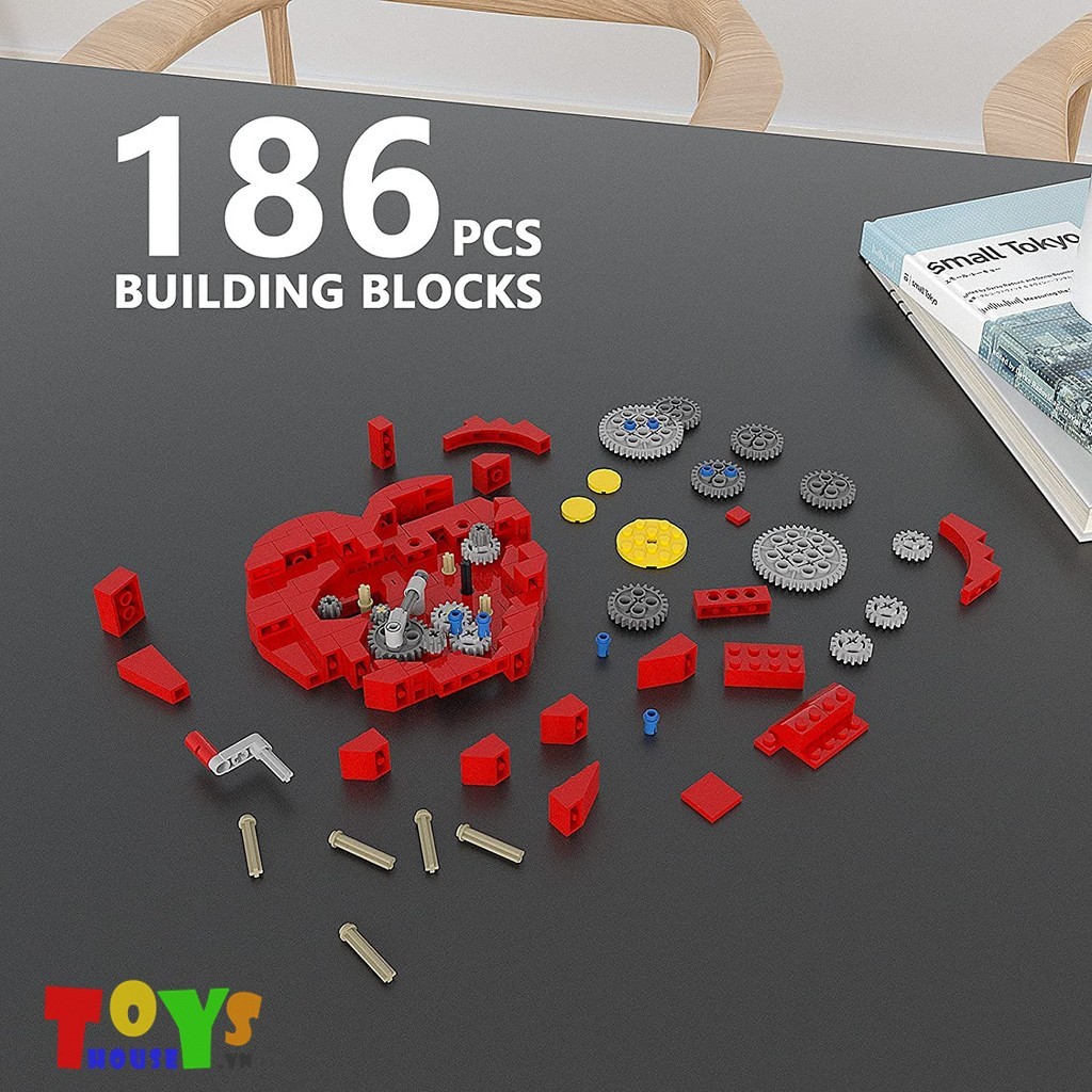 Đồ chơi lắp ráp dạng Lego Trái Tim Robot Cơ Khí