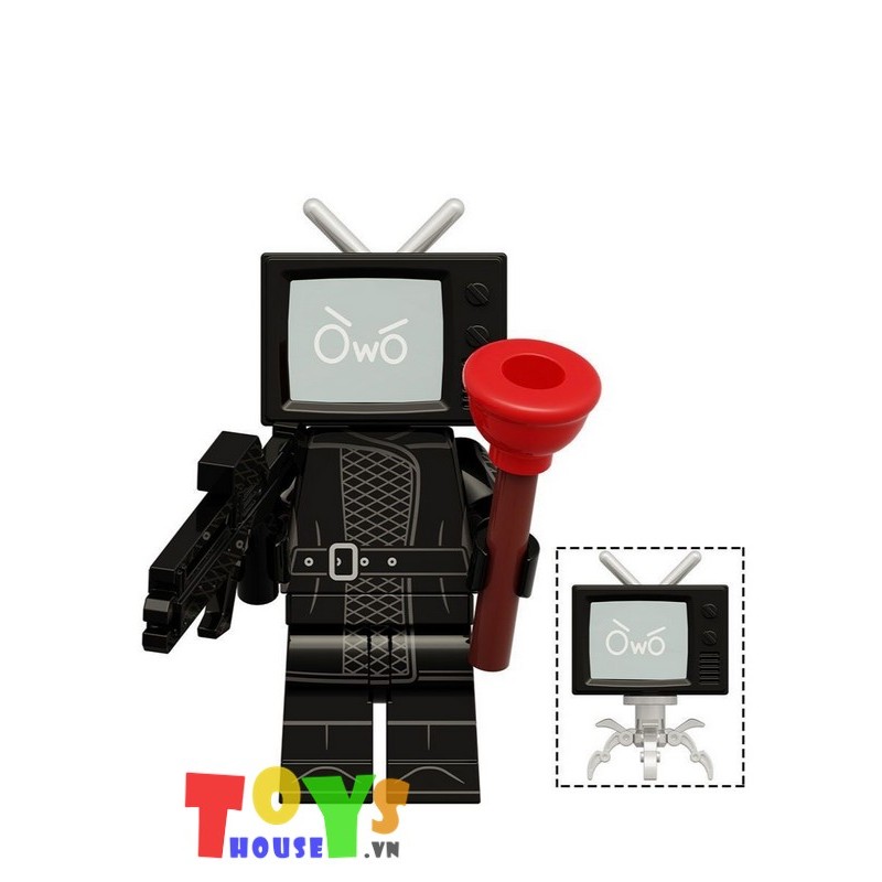Đồ chơi minifigures mô hình các nhân vật Skibidi Toilet