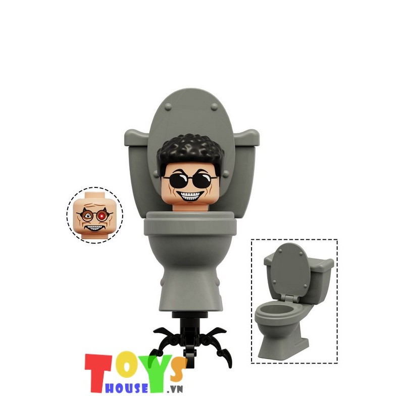 Đồ chơi minifigures mô hình các nhân vật Skibidi Toilet