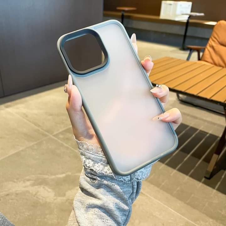 Ốp lưng nhám viền mầu cho IPhone 15 Promax , 14 Pro 13 , 13 Pro Max , 12 Pro Max chính hãng Likgus có viền bảo vệ Camera