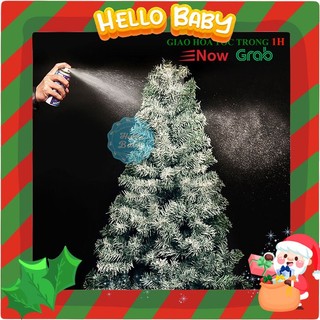 Bình xịt tuyết không tan tuyết tan màu trắng trang trí cây thông Noel - decor nhà cửa Merry Christmas