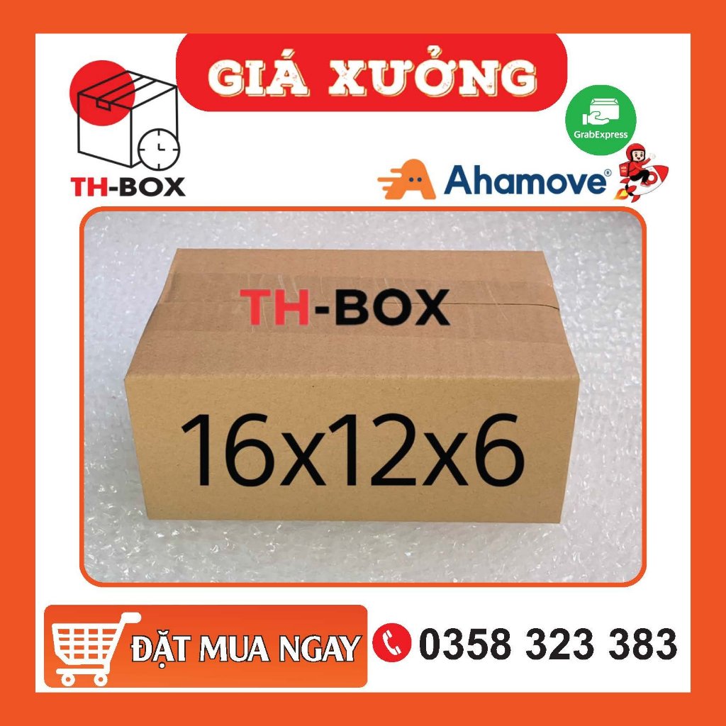 16x12x6 1 Hộp carton đóng hàng