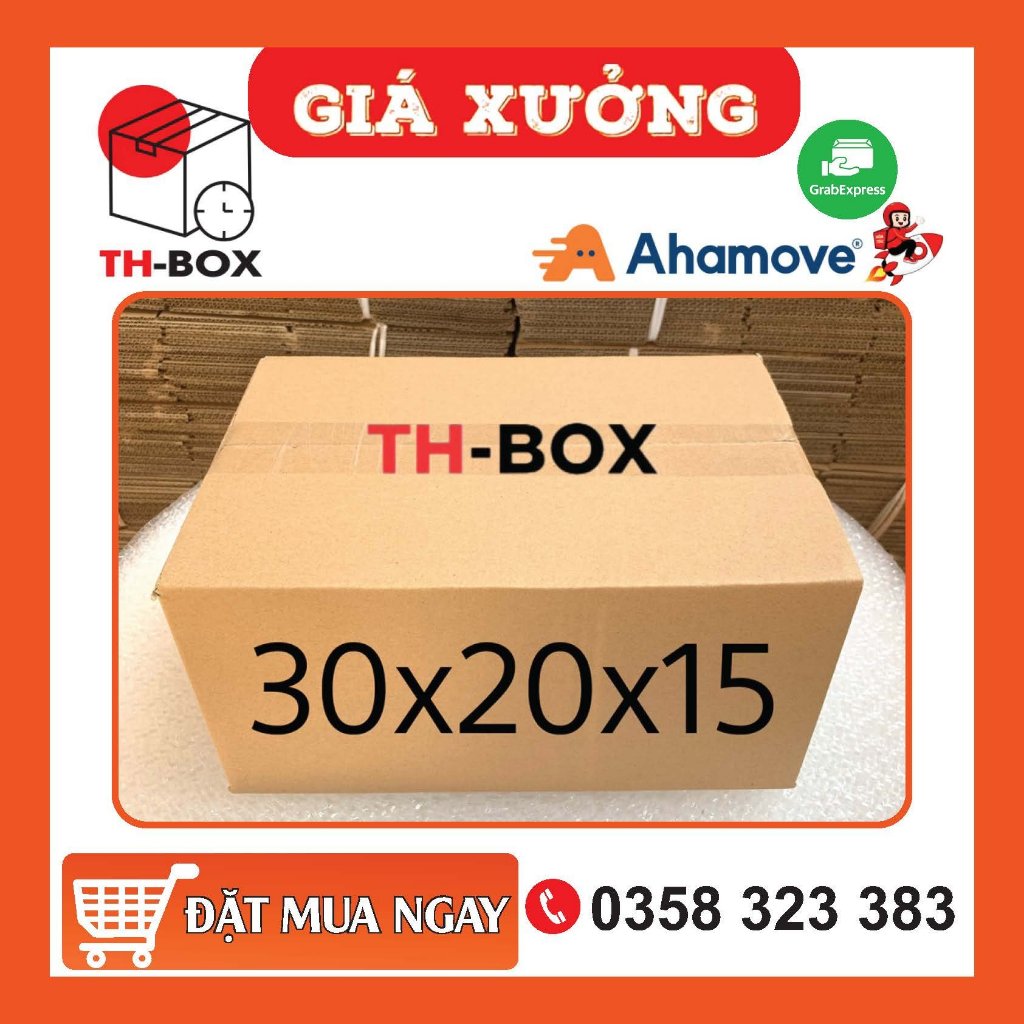 30x20x15 1 Hộp carton đóng hàng