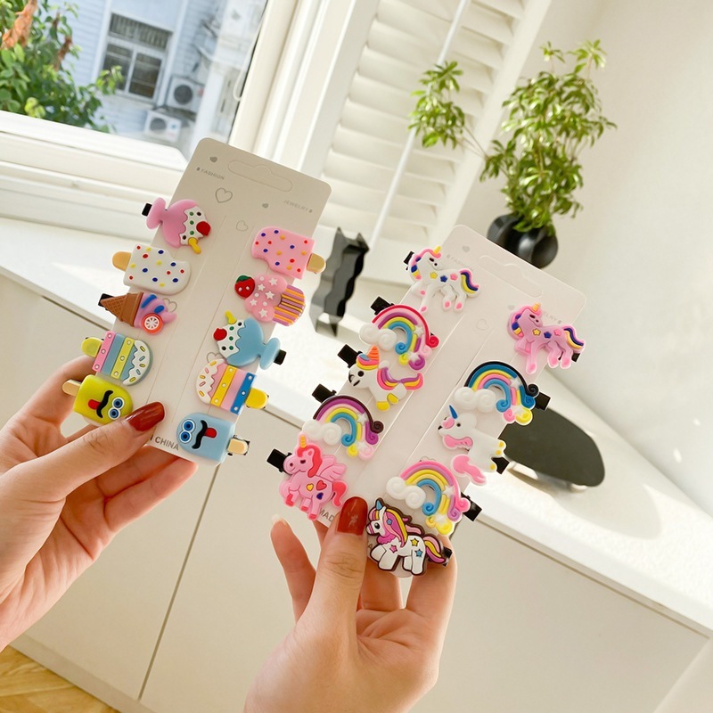 Set 10 cặp tóc cho bé siêu dễ thương