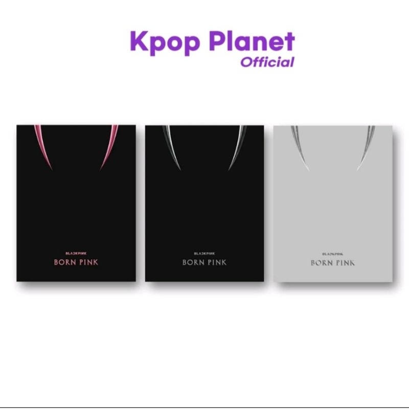 Set 2 hộp album thứ 2 Kpop Goods phiên bản Blackpink Born Pink