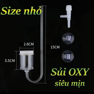 Cốc sủi oxy siêu mịn | Đầu sủi oxy cho bể cá