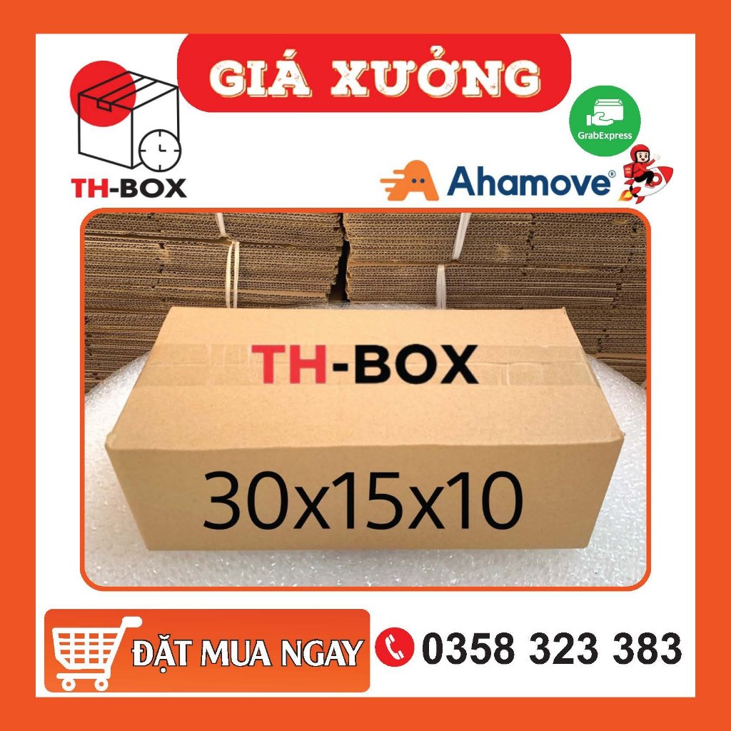 30x15x10 1 Hộp carton đóng hàng