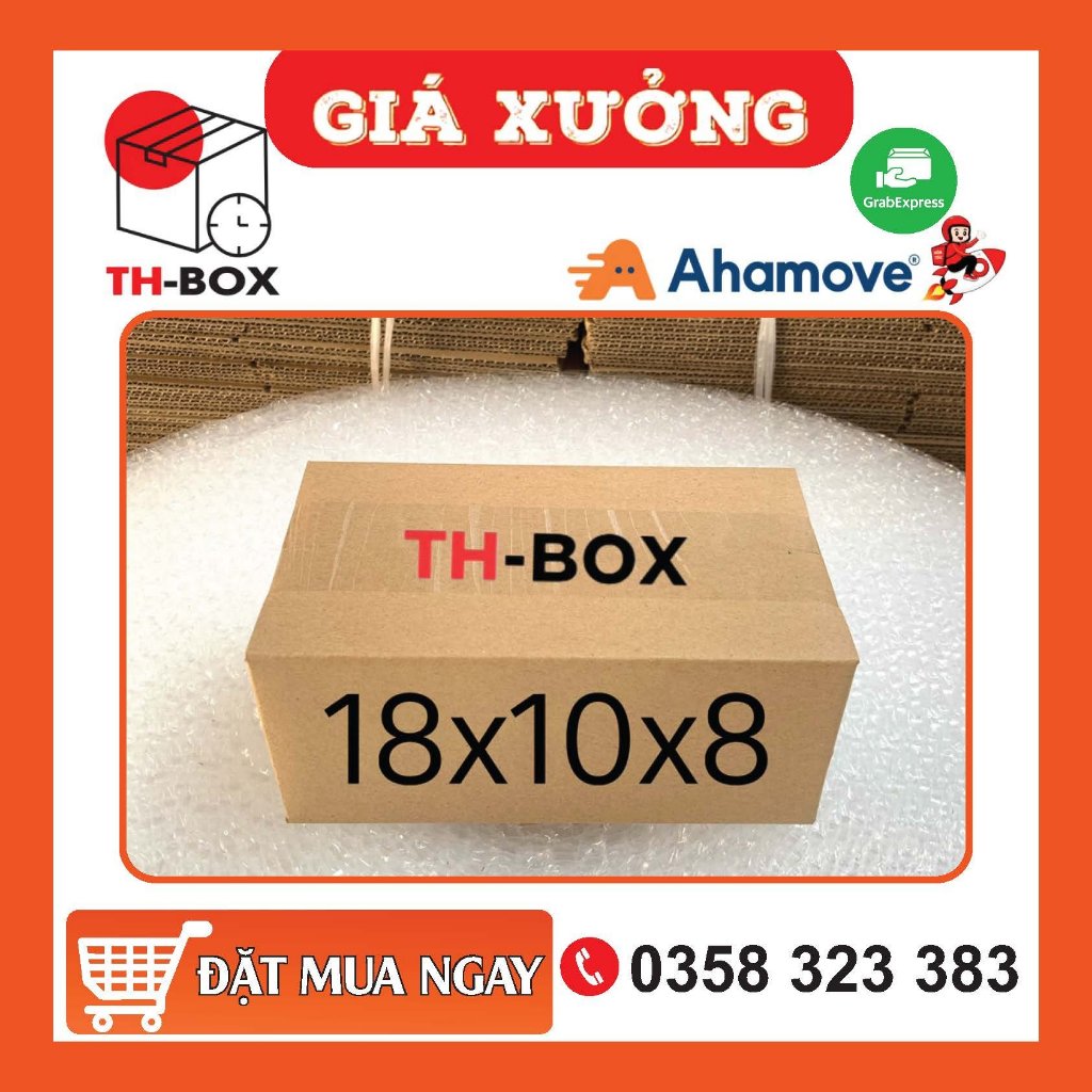 18x10x8 1 Hộp carton đóng hàng
