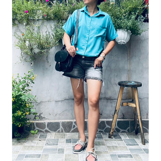 SALE- túi si da thật màu đen