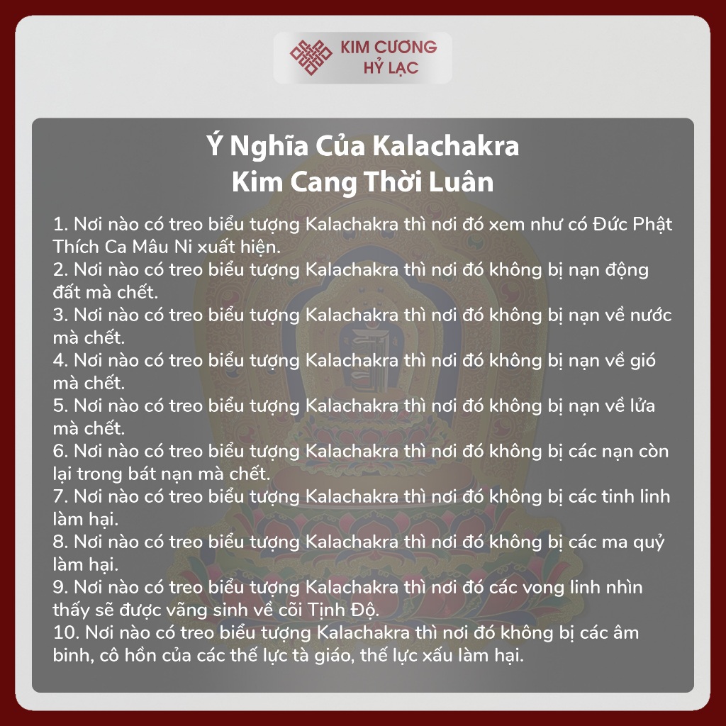 Decal Miếng Dán Kalachakra  Bảo Hộ Và May Mắn Nhiều Kích Thước