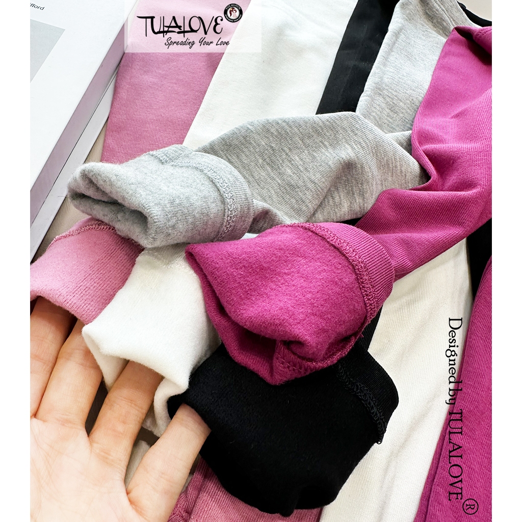 Quần Legging Dài Zip Lông Thu Đông Bé Gái Tulalove