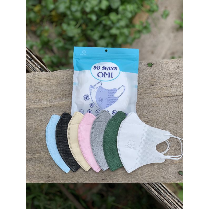 Khẩu Trang 5D THÁI LAN , 5D MASK CAREION Chống Tia UV , Kháng Khuẩn Đủ Màu Sắc