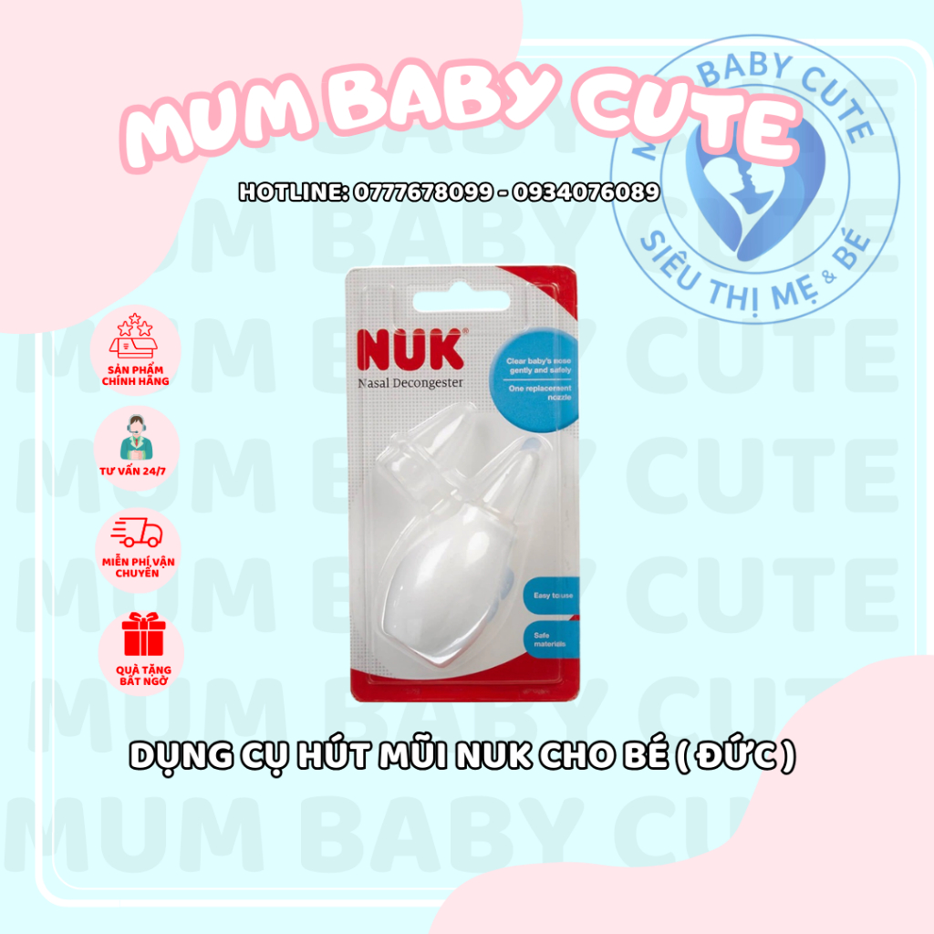 Dụng cụ Hút mũi Nuk cho bé