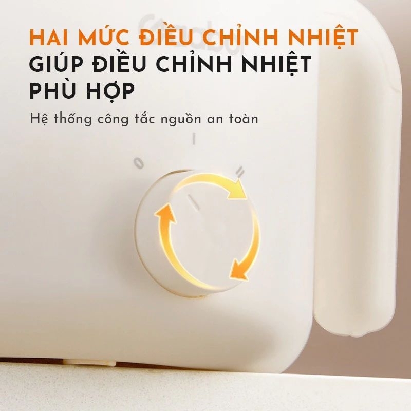 Nồi điện đa năng 1,5l Gaabor nấu,hấp,lẩu...