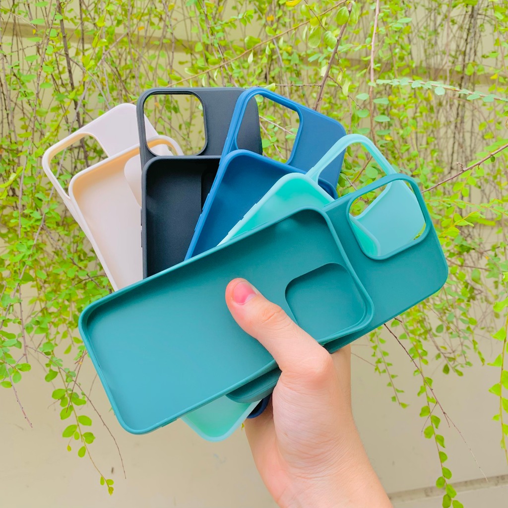 ỐP LƯNG DÀNH CHO VỎ XR ĐỘ 13PRO / 14PRO - ỐP SILICON MÀU