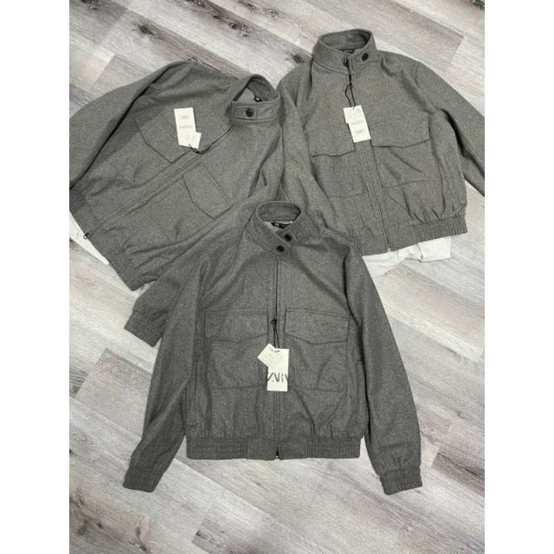 ÁO KHOÁC WOOL BLEND BOMBER JACKET Z@RA