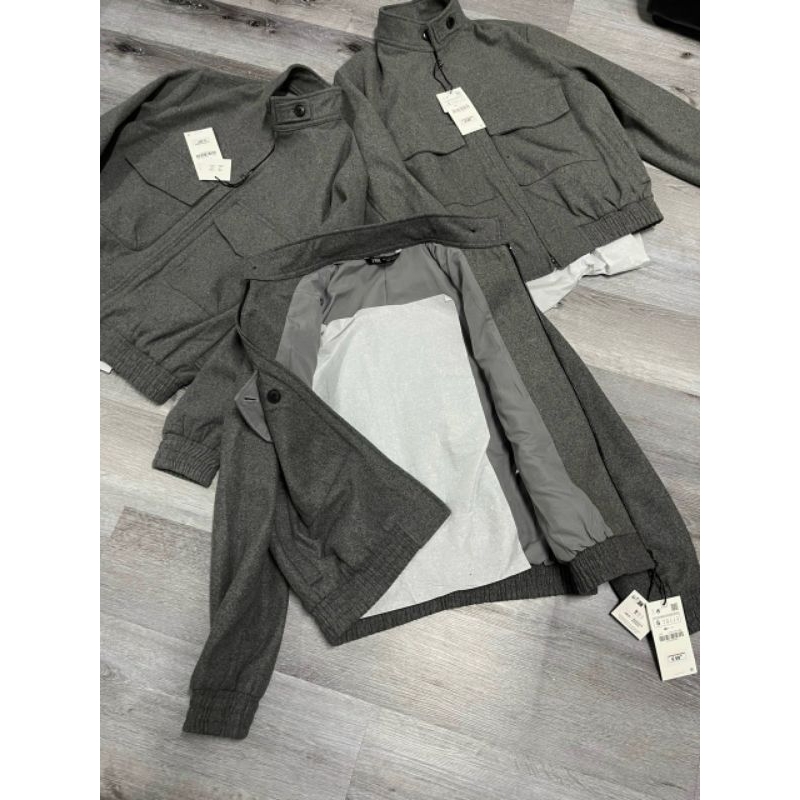 ÁO KHOÁC WOOL BLEND BOMBER JACKET Z@RA