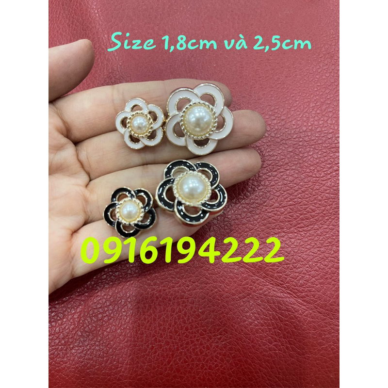 10 Cúc vest nữ, nút áo vest nữ, nút áo comple size 1,8cm và 2,5cm